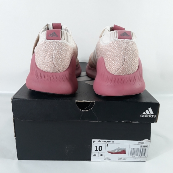Adidas Purebounce+ Cloud white / pink size 10 - Picture 4 of 7